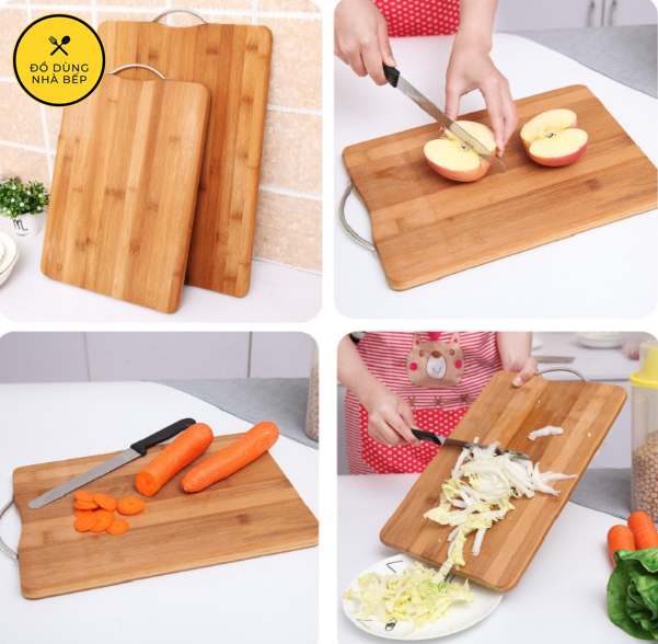 [HCM]Thớt gỗ hình chữ nhật 32x22cm