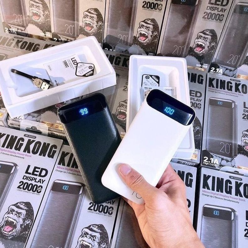 Sạc dự phòng, pin sạc dự phòng 20000Mah WK WP-168 20000Mah