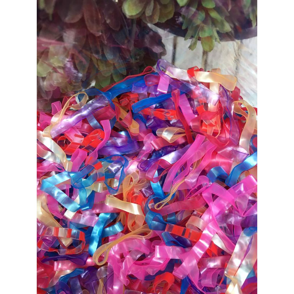 100Gr Thun Chun Cột Tóc Chia Sẵn Có Túi