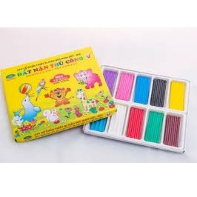 Đất nặn míc 10 màu - Đất nặn thủ công