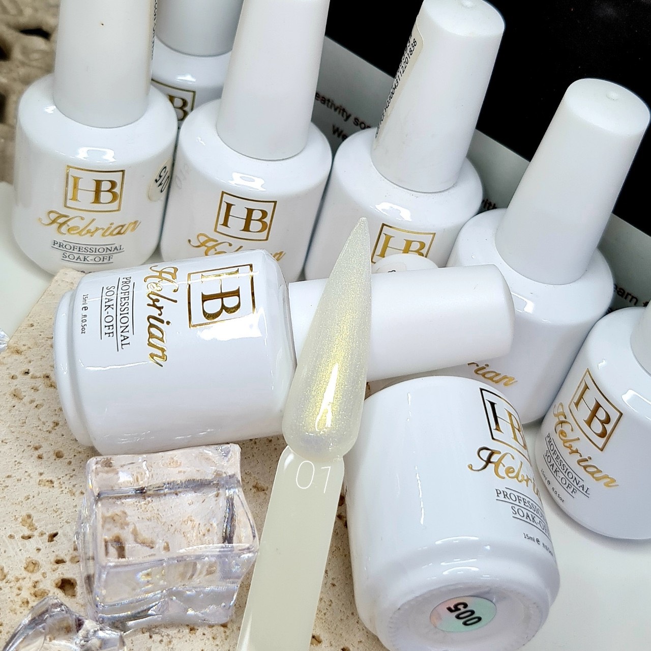 Sơn Gel HB Hàn Quốc Giả Bột 15ml