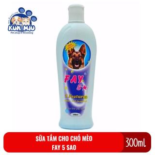 Sữa tắm cho chó mèo Fay 5 sao 300ml - Dầu tắm Fay 5 sao 300ml thumbnail