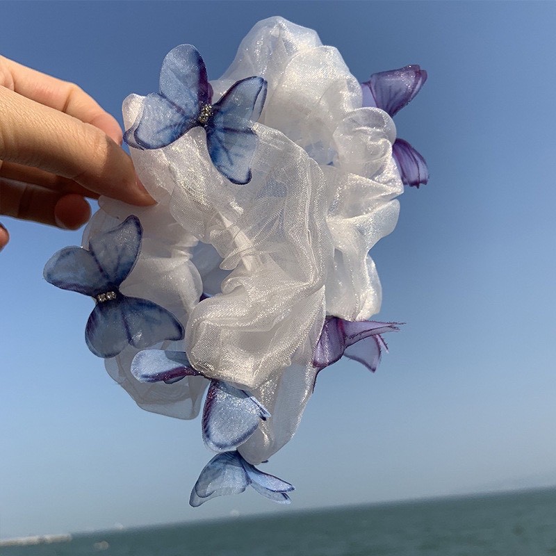 Cột tóc scrunchies - Cột tóc vải nhiều màu