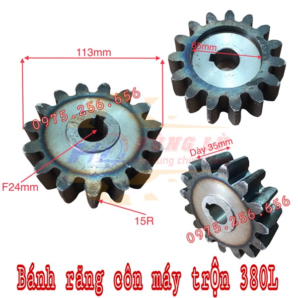 Bánh Răng côn máy trộn 380L phụ tùng máy nông nghiệp phụ tùng Hùng Lỳ