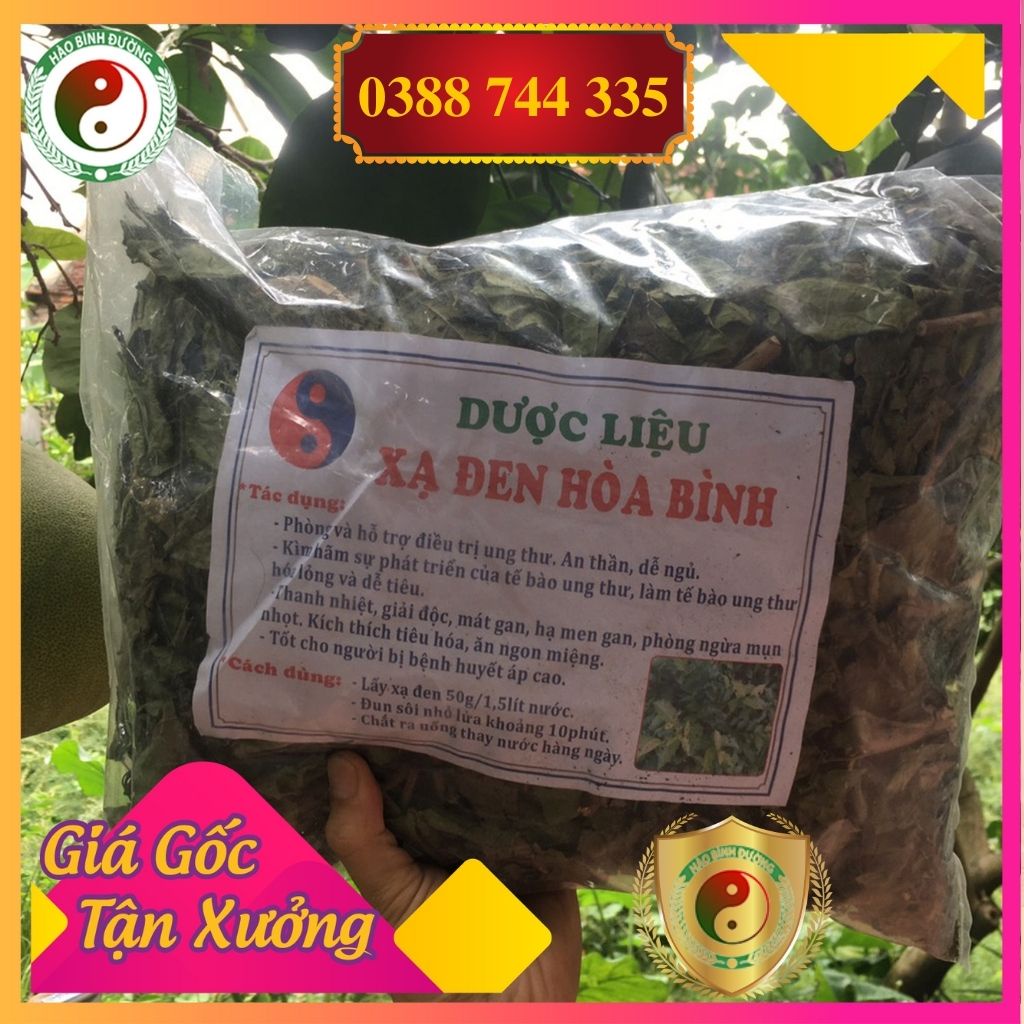 5kg lá cây xạ đen khô hoà bình hỗ trợ máu nhiễm mỡ khô sạch