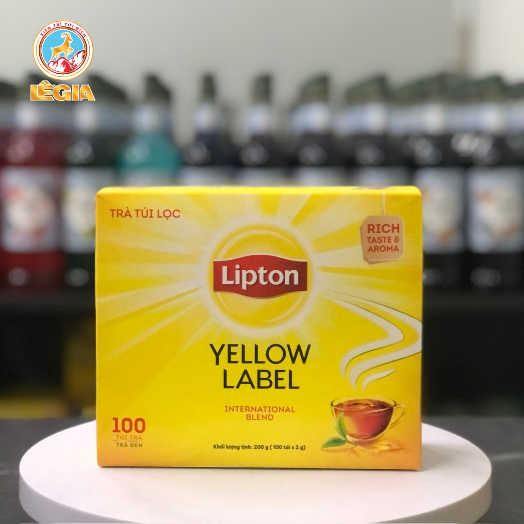 TRÀ ĐEN NHÃN VÀNG LIPTON 200G - Yellow Label Tea Bags Lipton