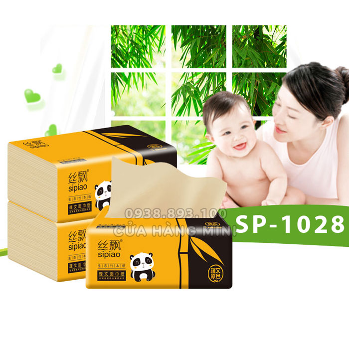 Combo 6 Gói Khăn Giấy (Giấy Ăn) Cho Bé Sipiao SP-1028