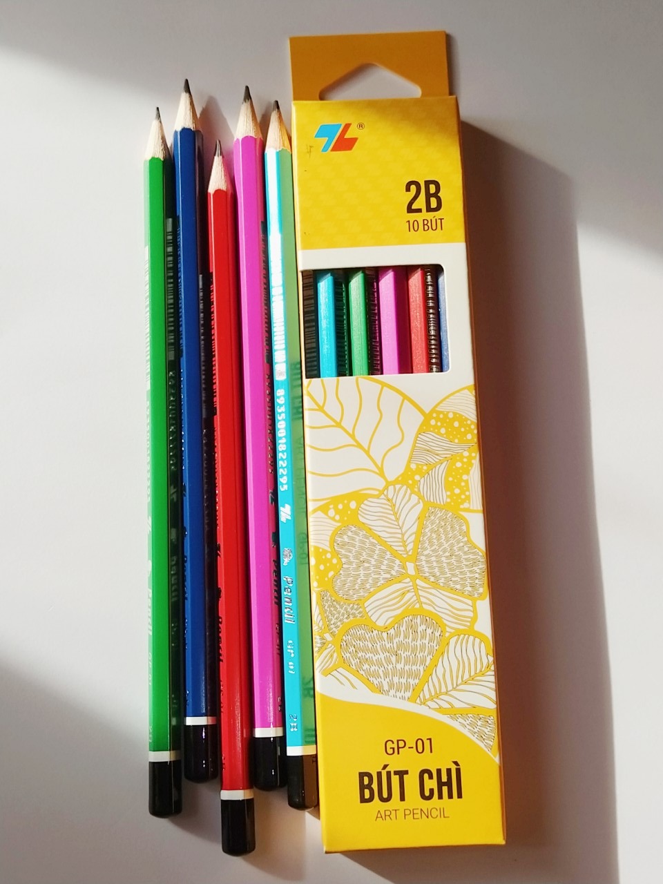 Chì 2B Thiên Long -Hộp 10 cây