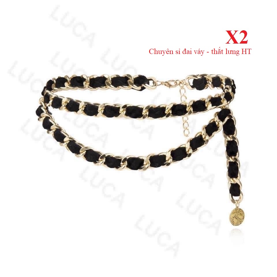 Đai váy belt đầm xích X2