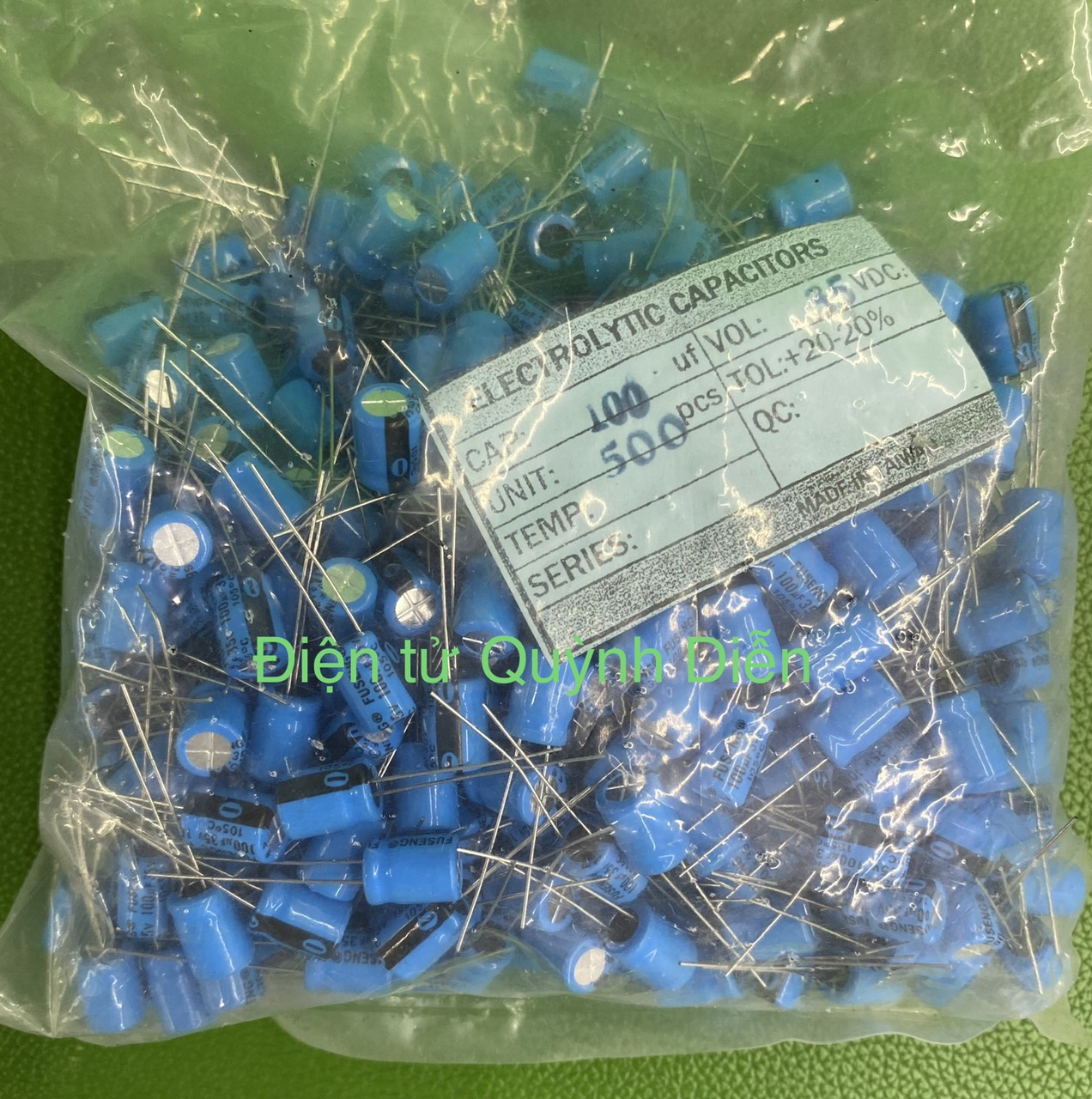 Combo 100 con tụ 100uf 35v - FUSENG