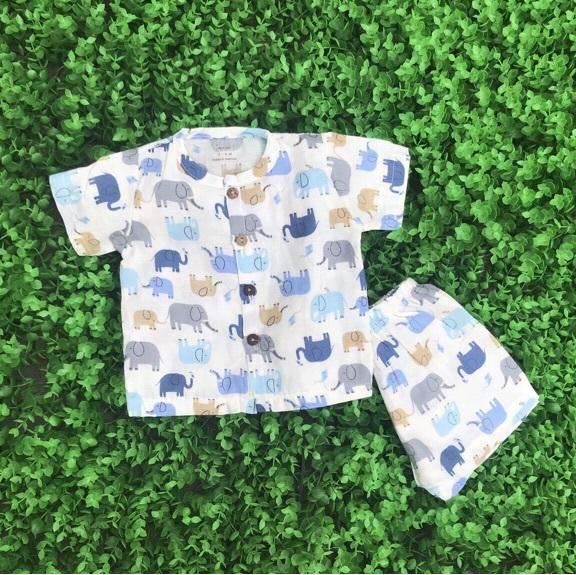 Bộ cộc xô Noubaby cúc giữa