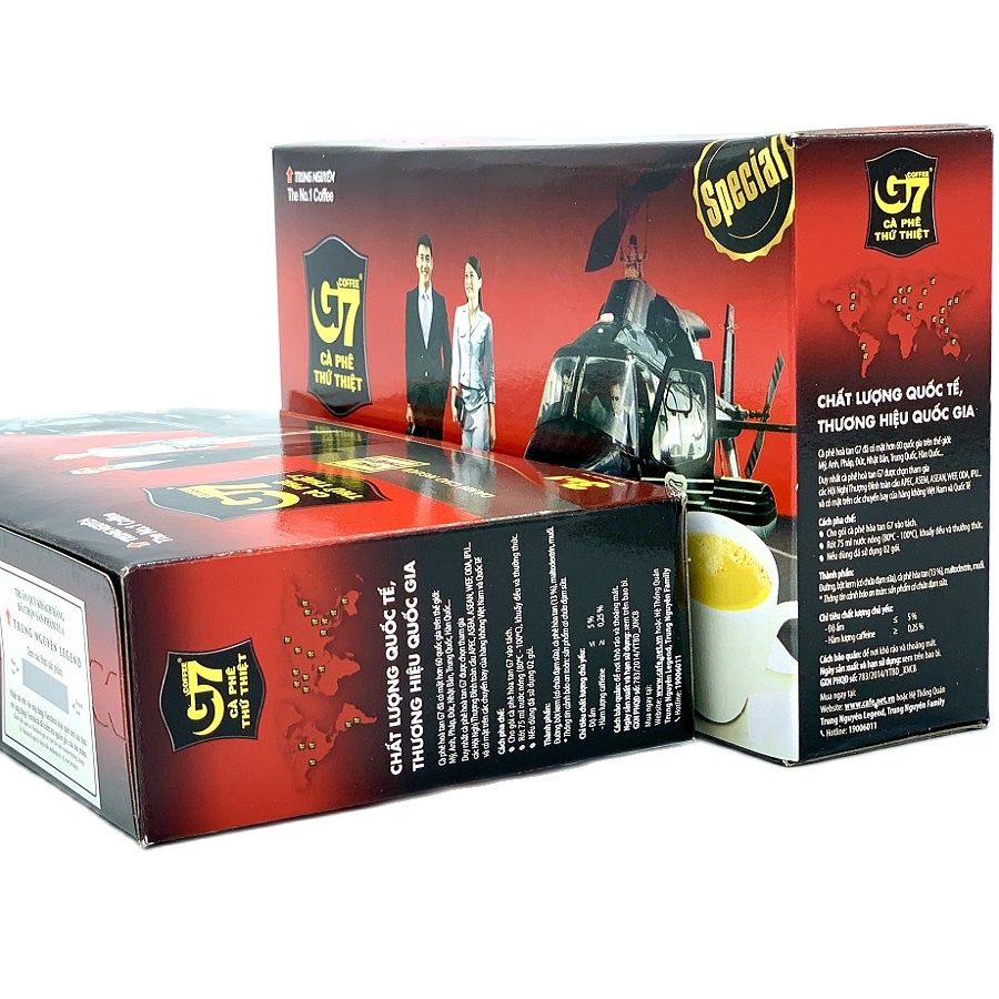 Cà Phê Sữa G7 3in1 Trung Nguyên (Hộp 21 Gói - Chính Hãng)