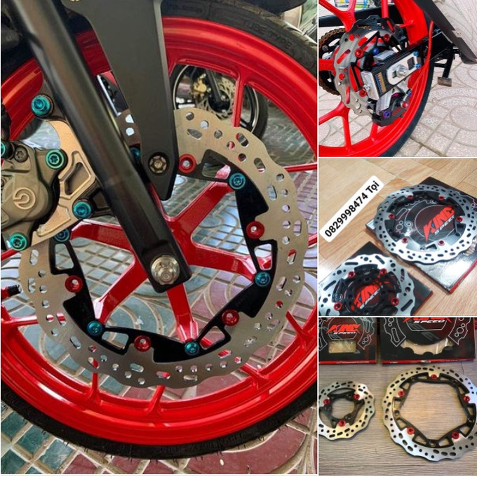 ĐĨA THẮNG DĨA PHANH KINGSPEED SONIC 150 295MM  & 190MM MS-2/8
