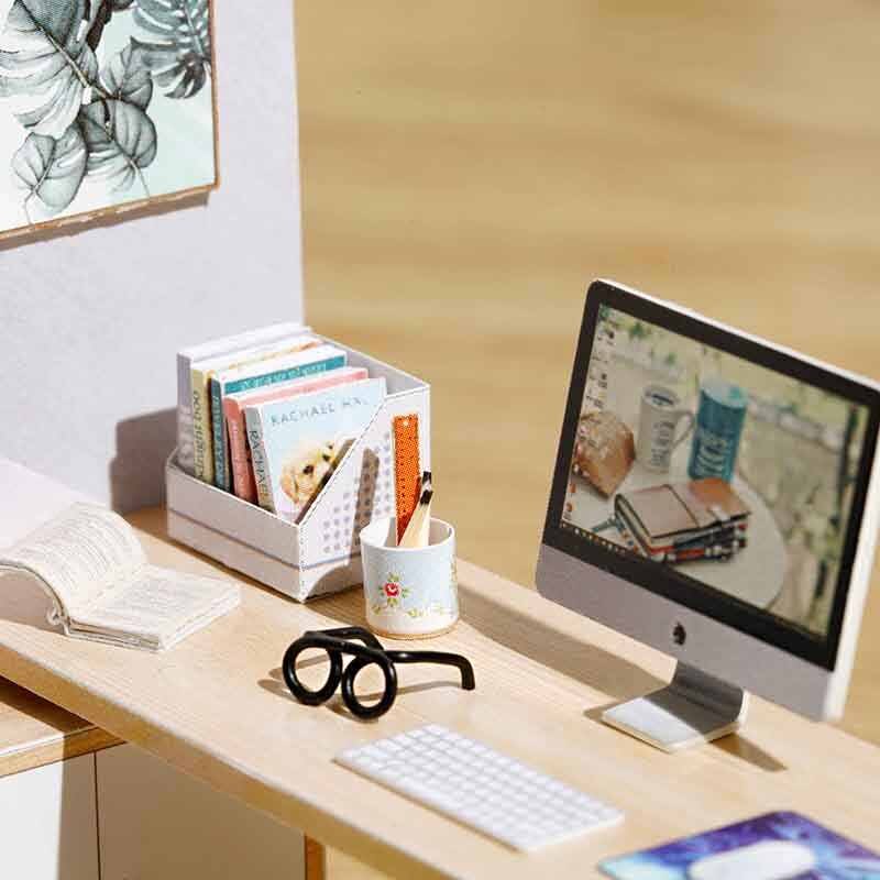 Mô Hình Lắp Ráp Nhà Gỗ DIY - Sunshine Study QT007 ( Kèm mica + keo )