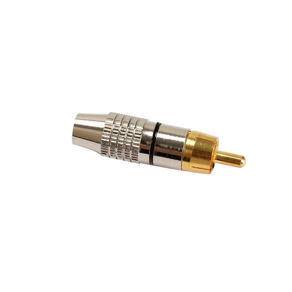 4 cái RCA Cắm Âm Thanh Video Khóa Dây Cáp Kết Nối Cắm Titanize Cổng Kết Nối-quốc tế
