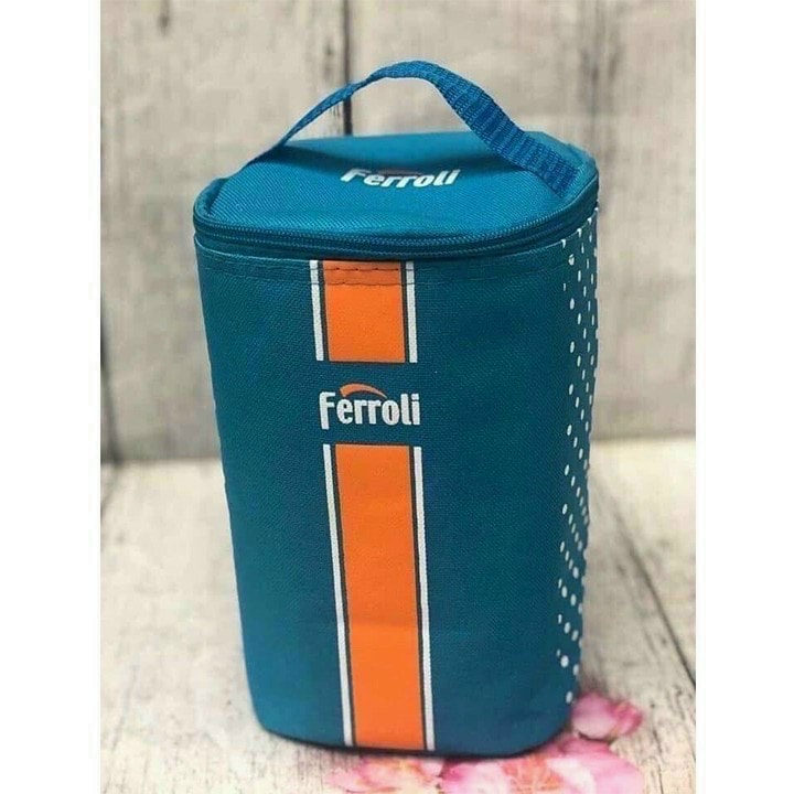 BỘ 3 THỐ THUỶ TINH FERROLI 500ML [TẶNG KÈM TÚI GIỮ NHIỆT]