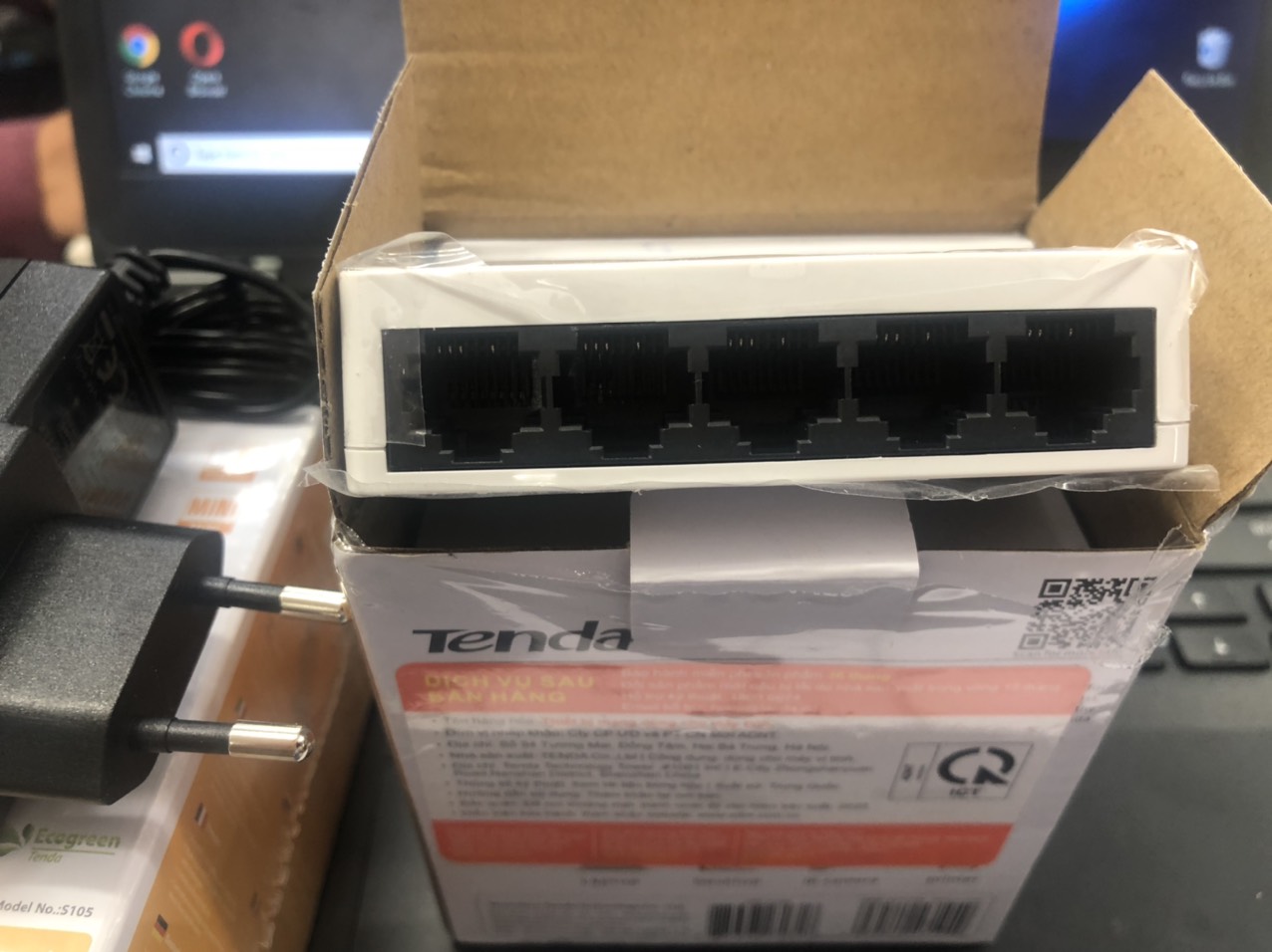 Switch 5 port - Bộ chia mạng 5 cổng tenda s105 tốc độ 100Mbps