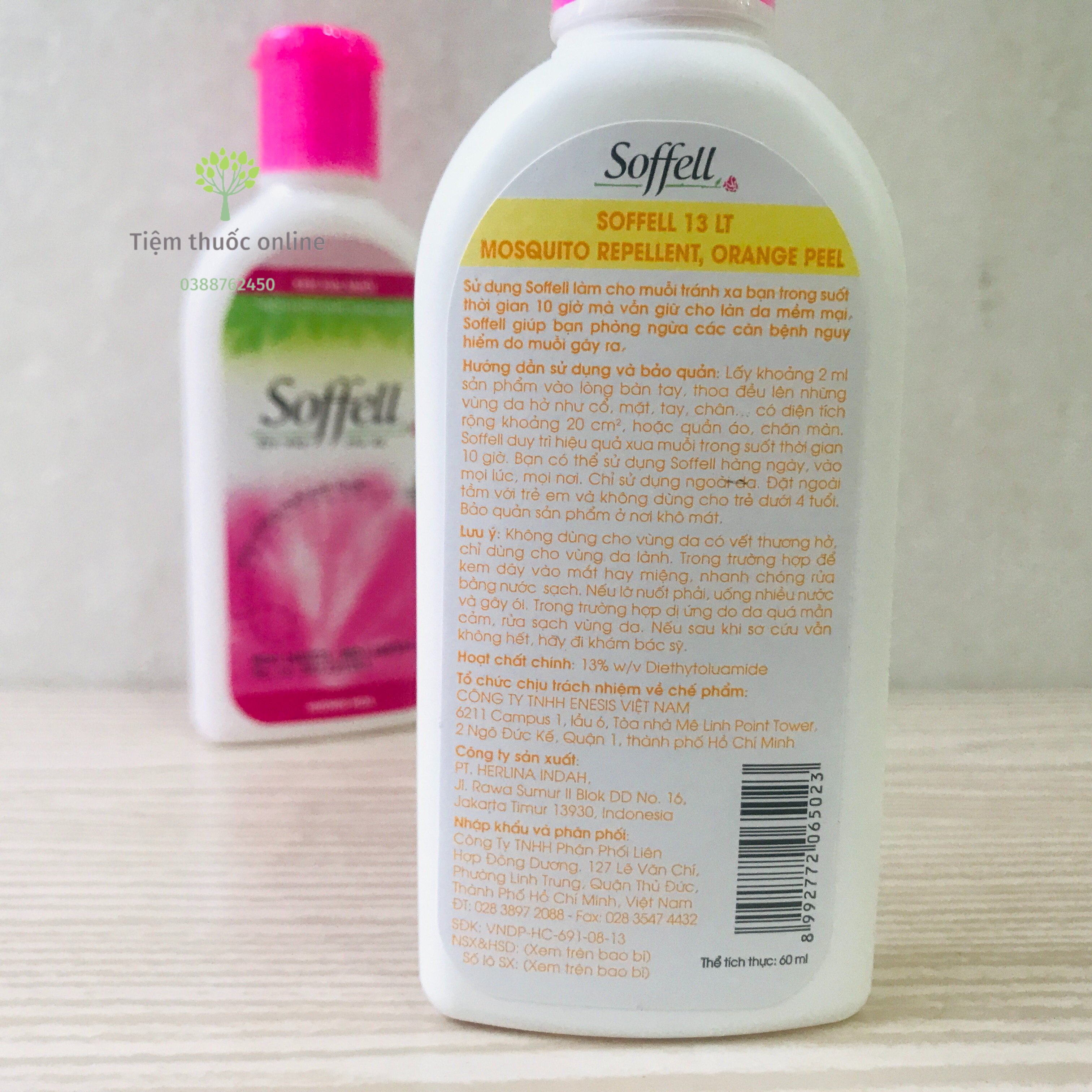 Kem chống muỗi Soffel 60ml