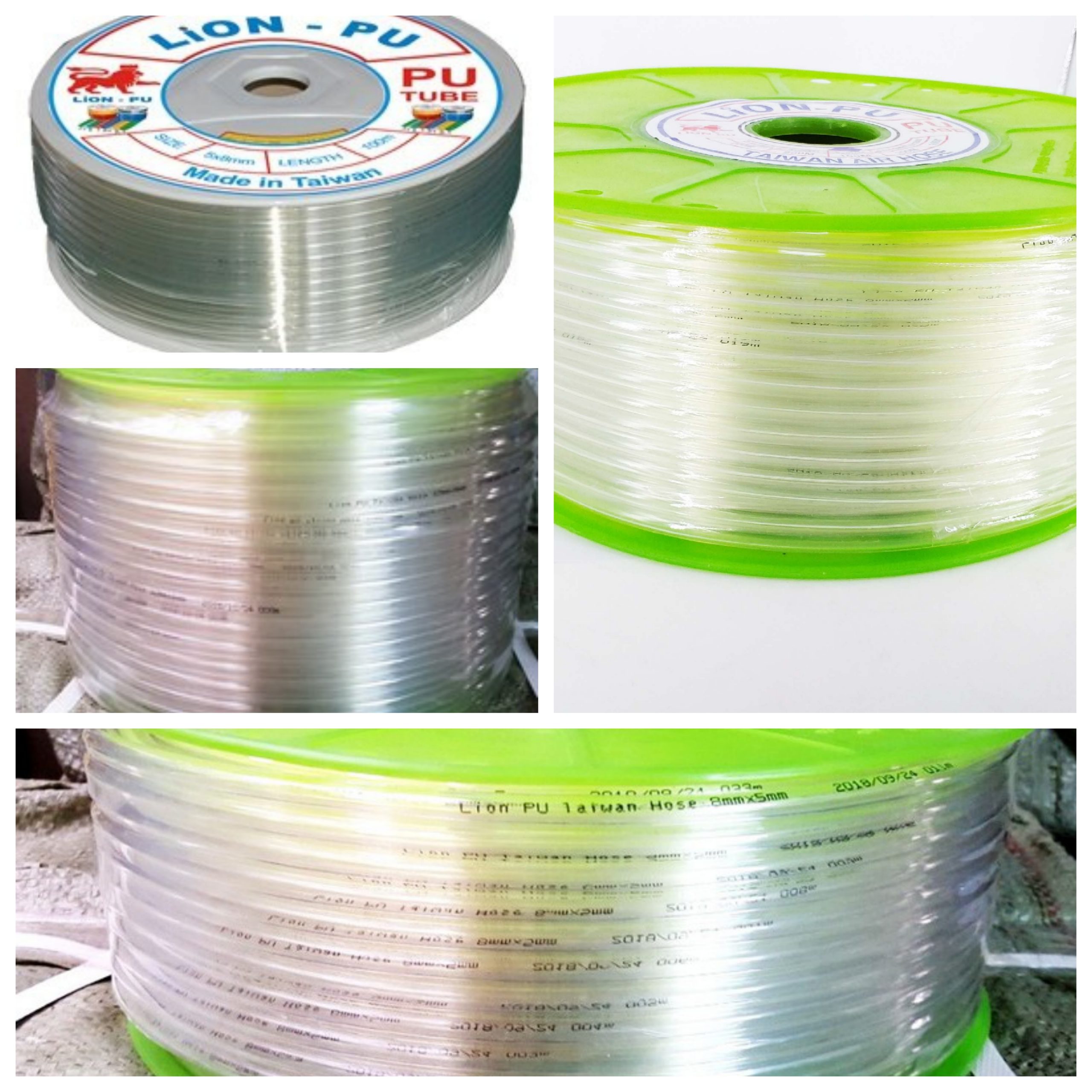 40m ống Pu 10mm trắng trong suốt