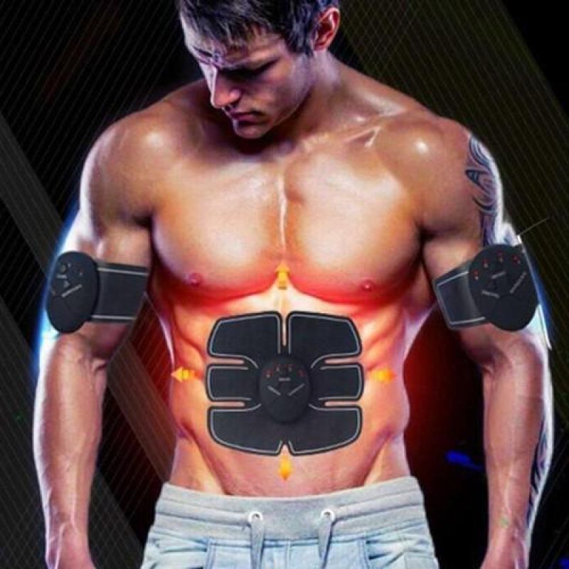 Bộ 3 máy tập thể dục tăng cơ, giảm mỡ tự động Smart Fitnes - Máy massage / mát xa tan mỡ bụng giảm cân tại nhà