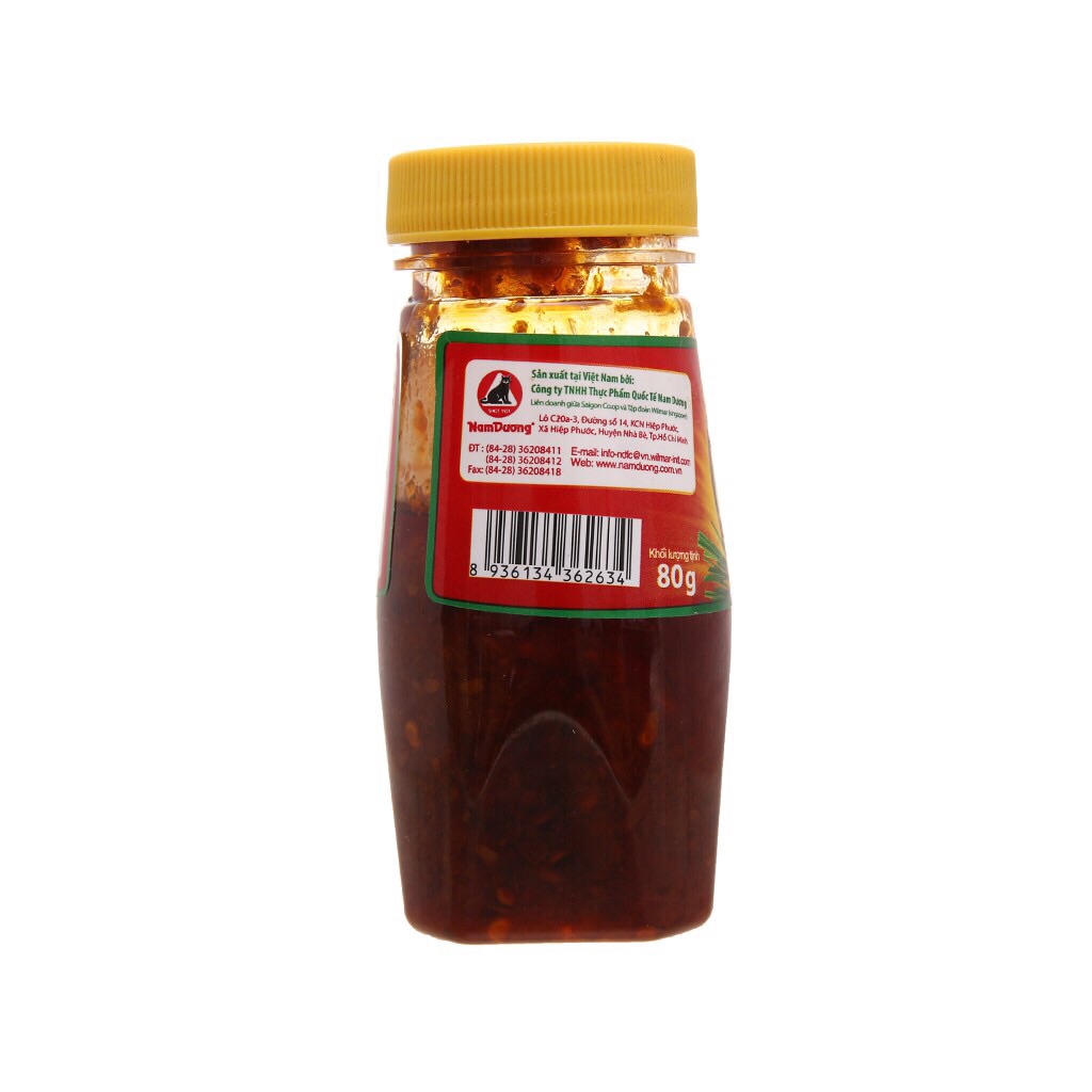 Ớt sa tế Nam Dương Combo 3 hũ x 80g