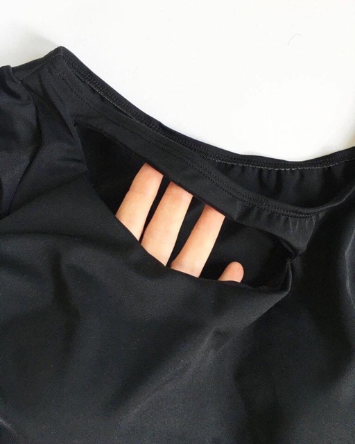 Đồ bơi bikini 1 mảnh tay dài cắt xẻ eo