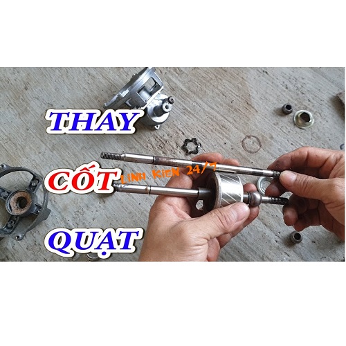 CẶP CỐT BẠC CHO TRỤC QUẠT 8MM