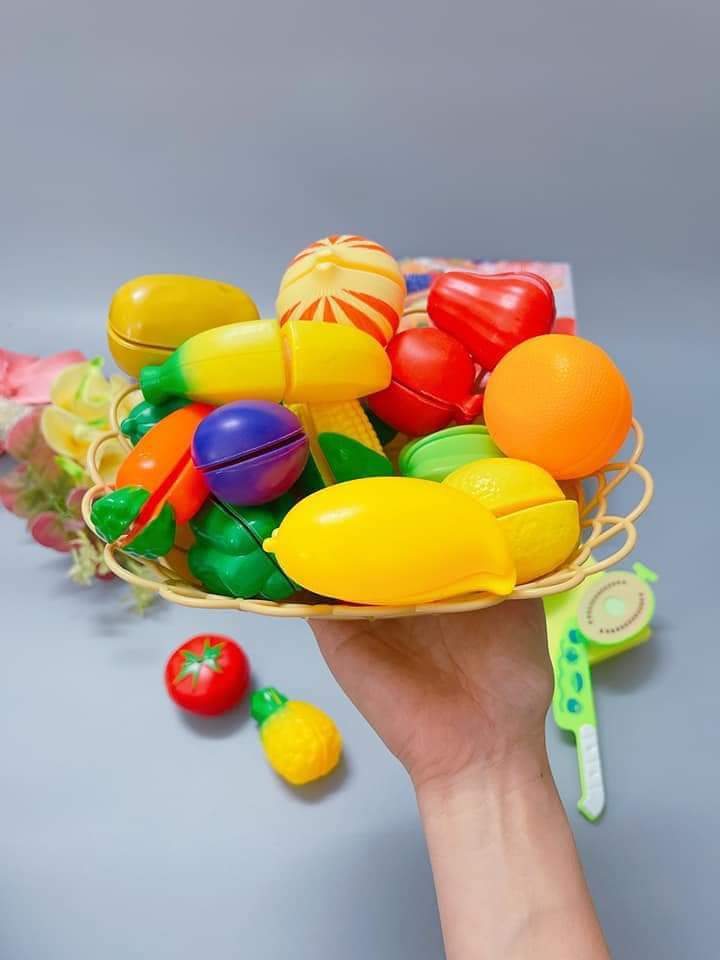 Bộ Đồ Chơi Cắt Hoa Quả Rau Củ Cho Bé