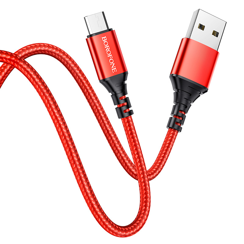 Cáp Sạc Type C, Micro USB Dây Dù Borofone BX54 1m Chính Hãng
