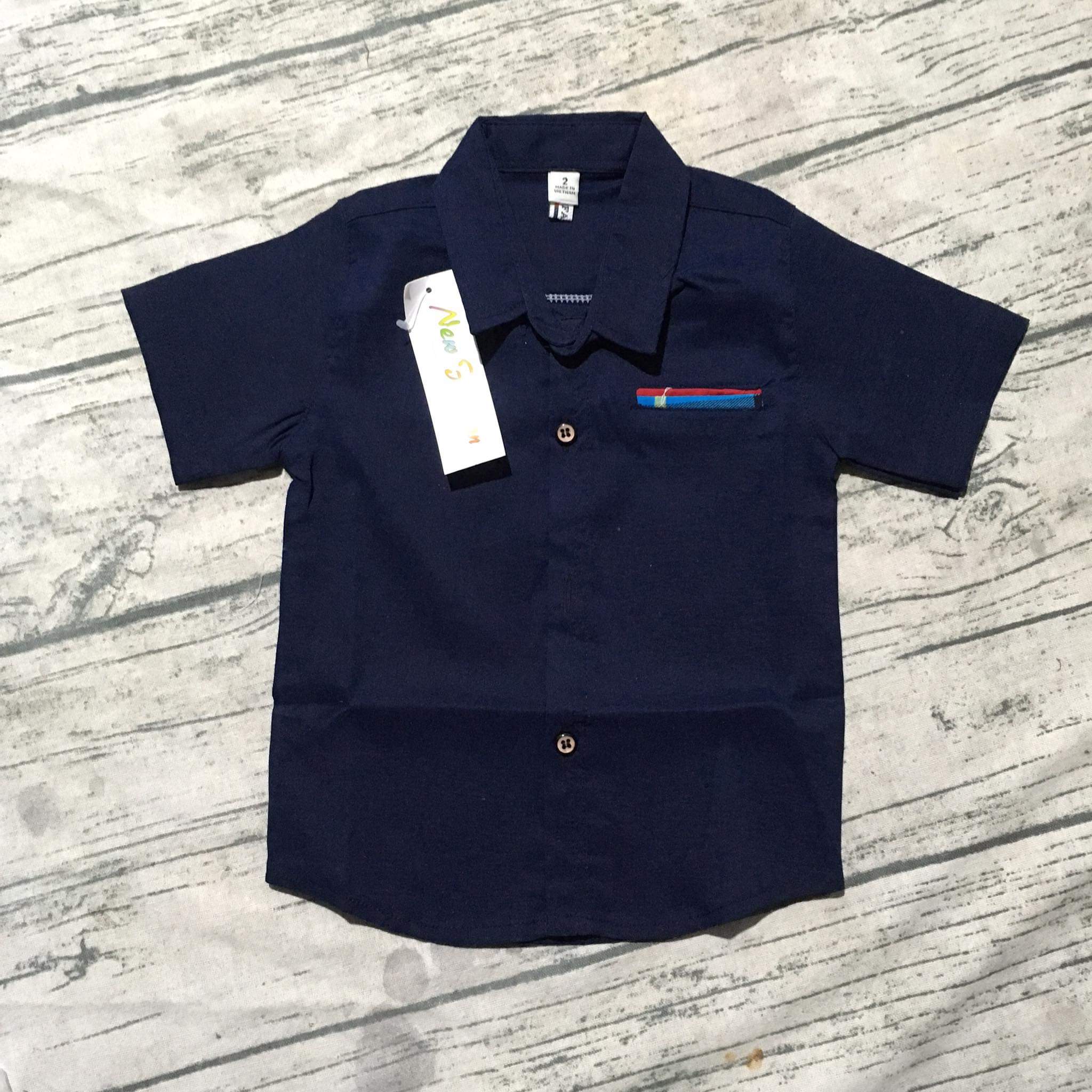 Shirt short sleeve elasticity for boys 7-30kg