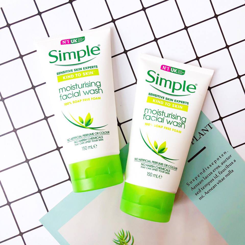Sữa rửa mặt dạng gel Simple Refreshing 150ml