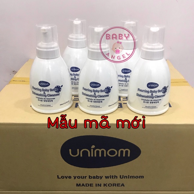 Nước rửa bình sữa an toàn UNIMOM (chai) UM871173