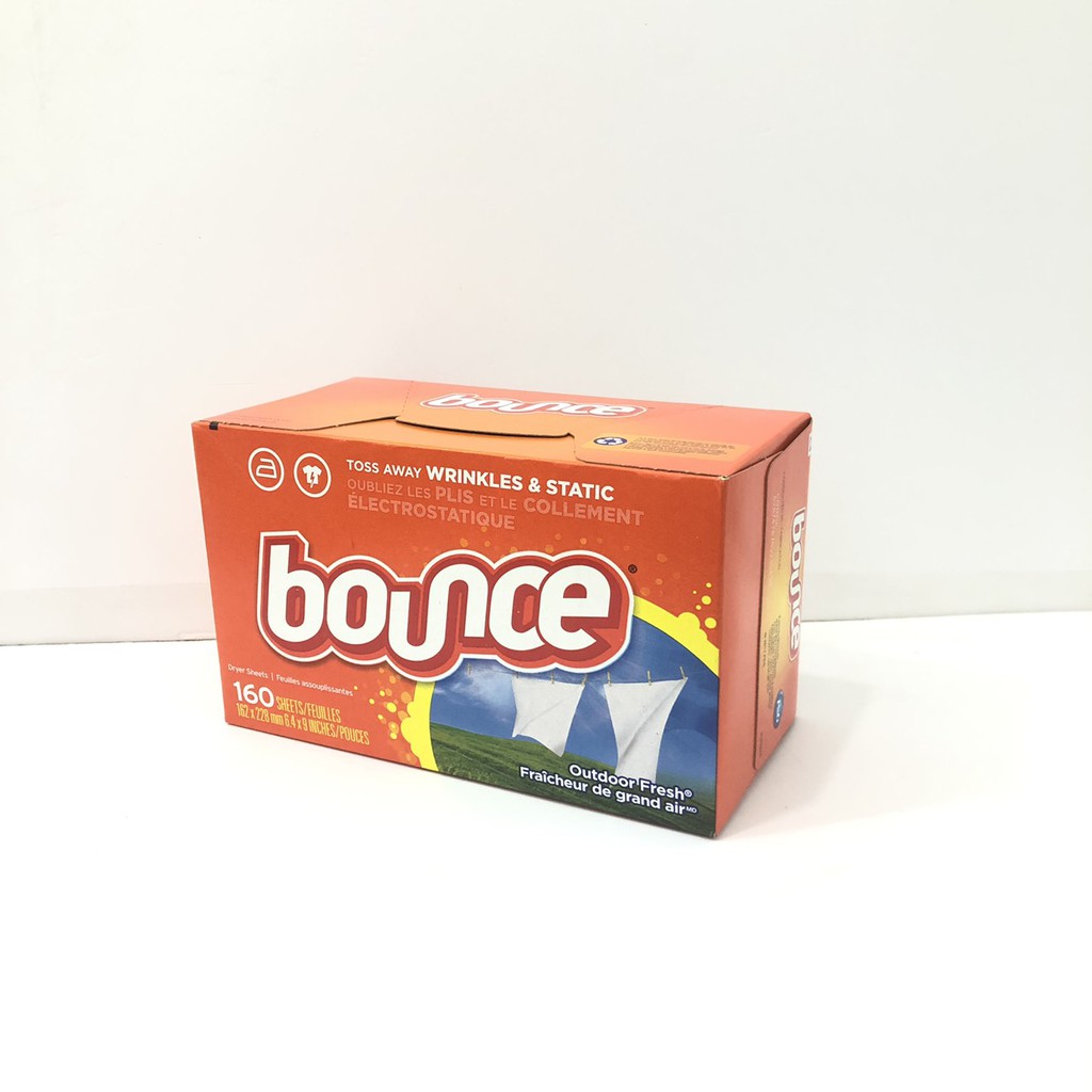 [HCM]Giấy xả thơm vải Bounce (hộp 160 tờ)