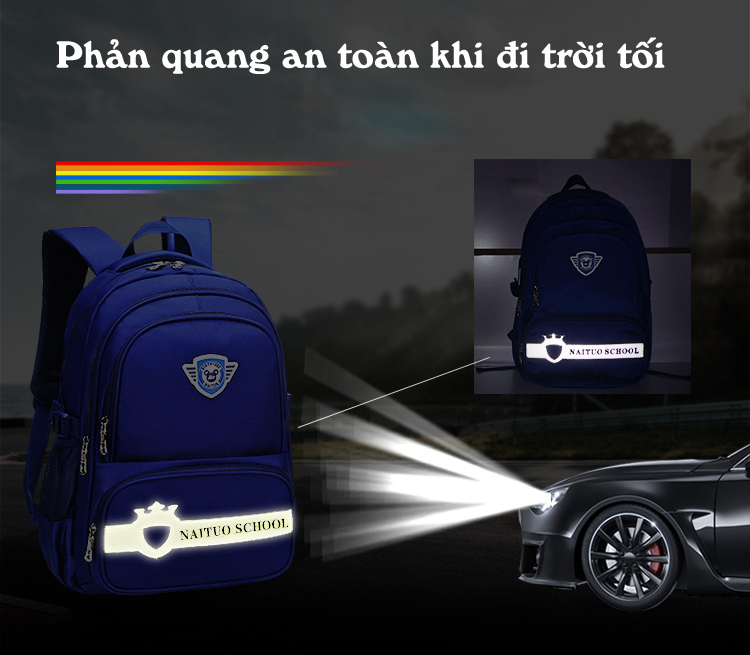 Balo học sinh chống gù cao cấp Hưng Việt