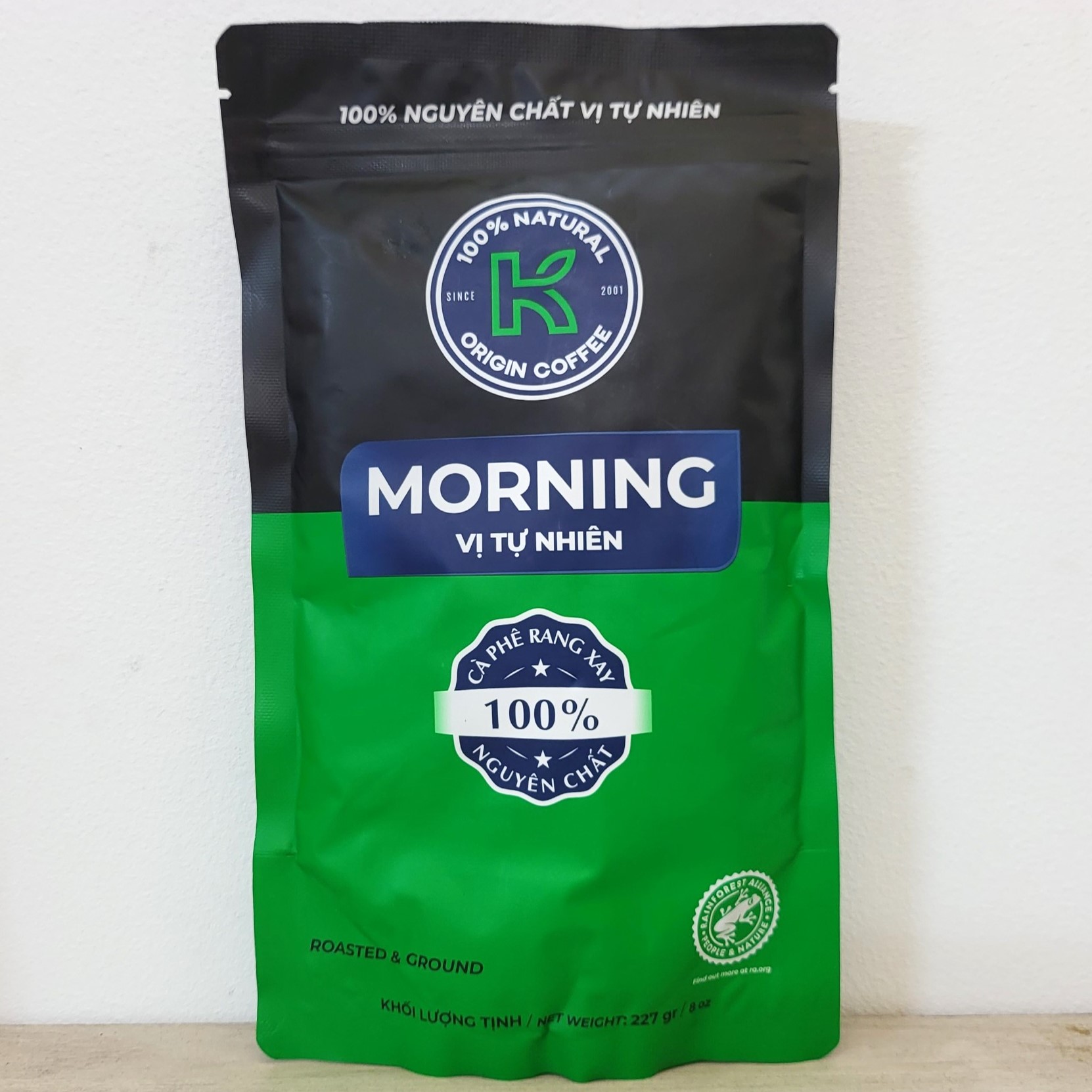 K morning cà phê rang xay nguyên chất vị tự nhiên k coffee natural origin coffee