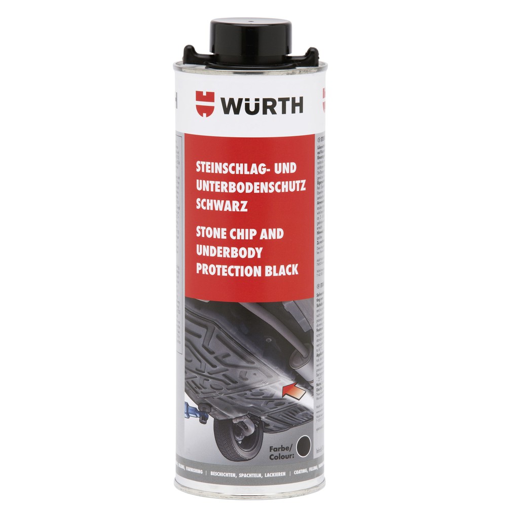 Wurth Phủ Gầm Màu Đen/ Xám Gravel Throw And Underbody Protection 1L