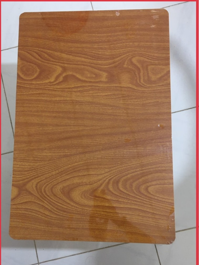 BÀN HỌC CHÂN XI VÂN GỖ 50x80 CM