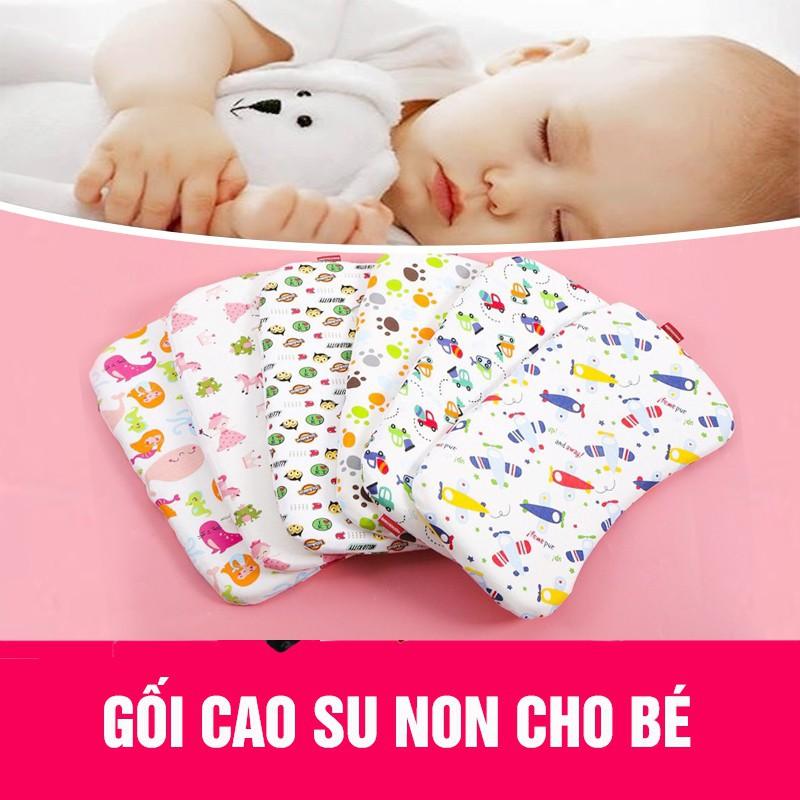 Gối Cao Su Non Chống Bẹp Đầu Cho Bé Sơ Sinh loại lớn ( 25 x 45 x 3cm )