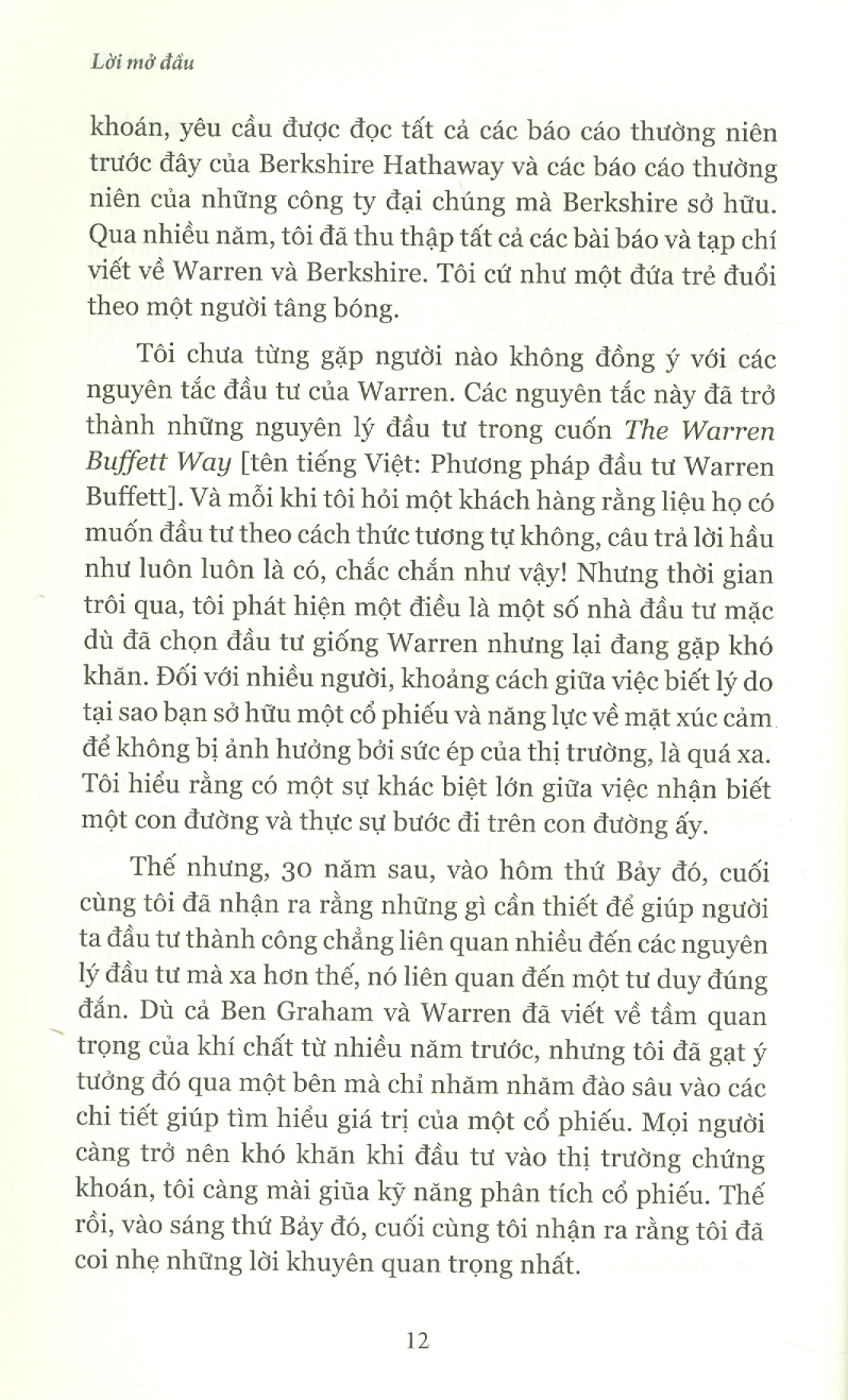 Triết Lý Đầu Tư Của Warren Buffett