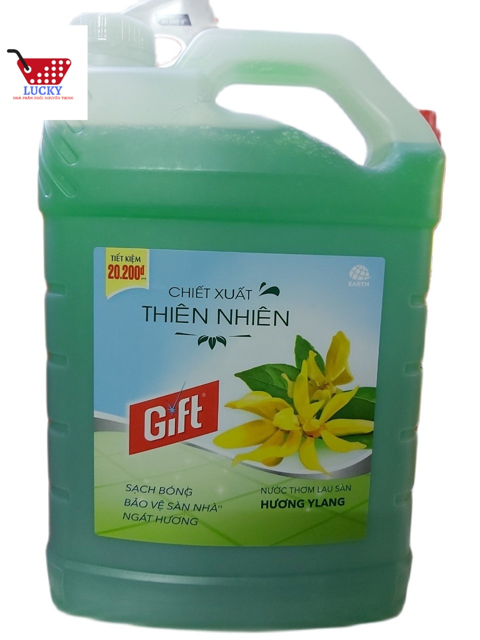 Nước lau sàn Gift 3,8kg Hương Ylang