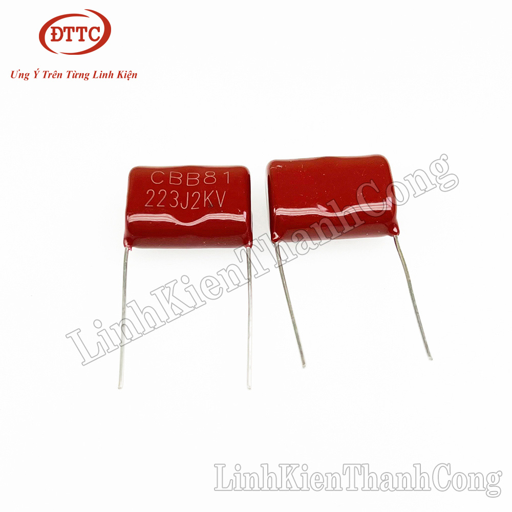 Tụ CBB81 22nF 0.022uF 223J 2000V 20mm