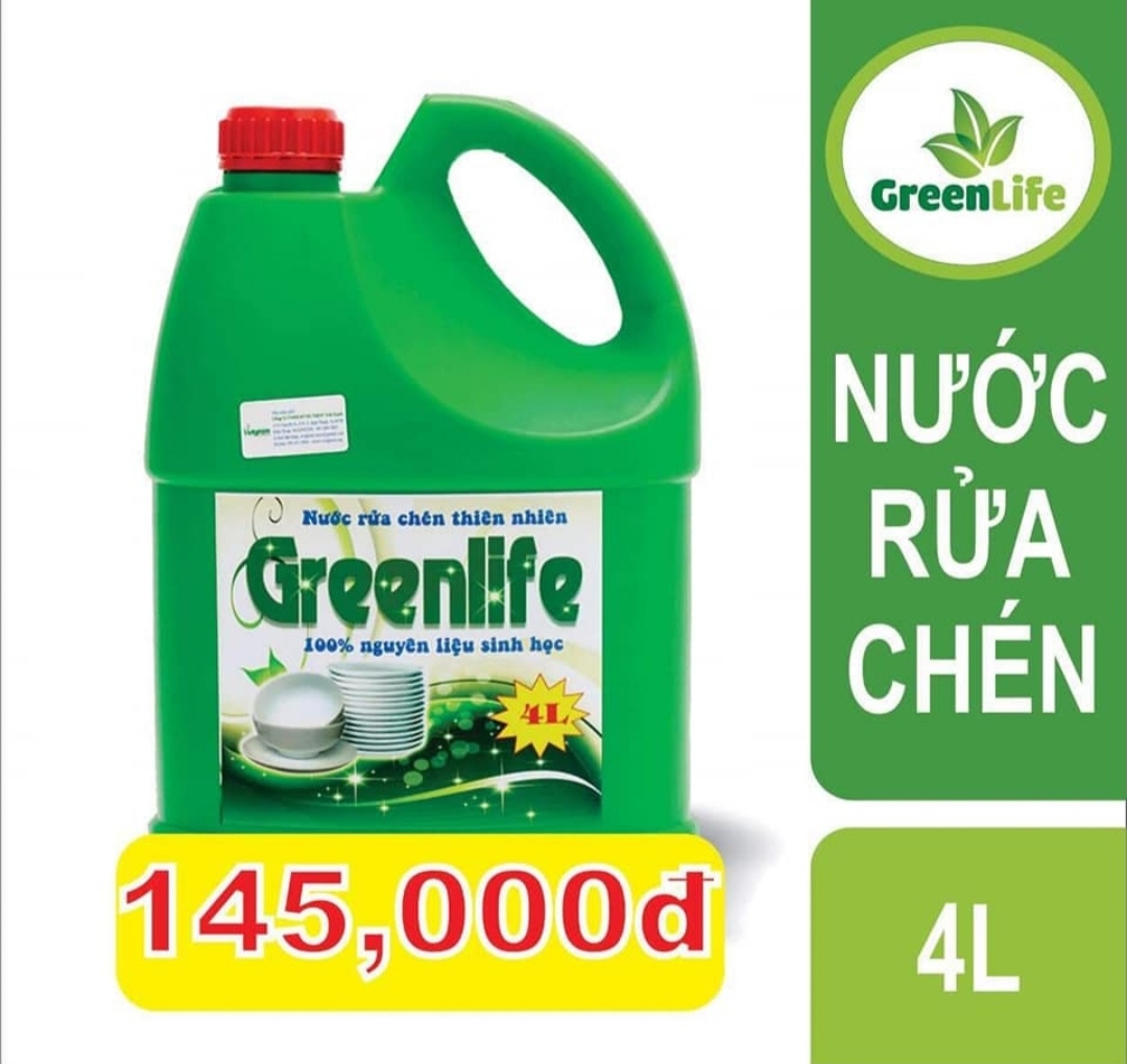 Nước rửa chén Greenlife