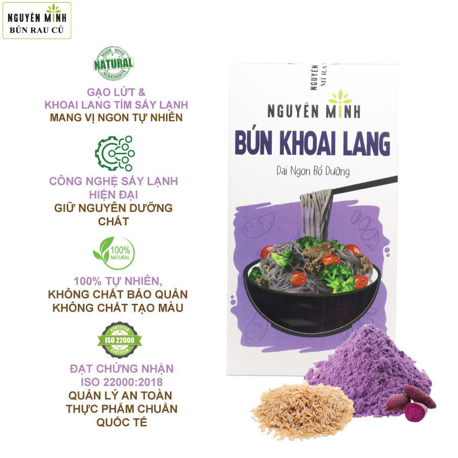 Bún khoai lang Nguyên Minh
