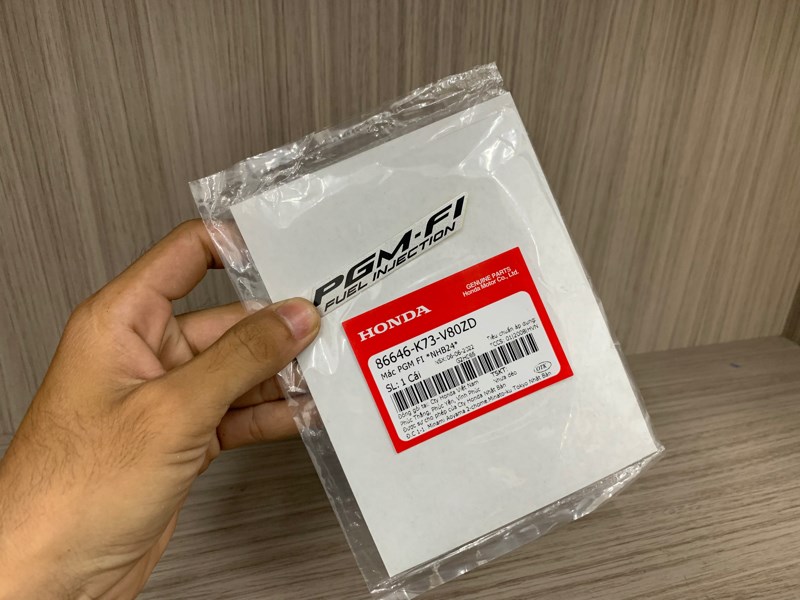 Tem Chử PGM Fi ( Future 20 Led ) xe Bạc (Miếng)