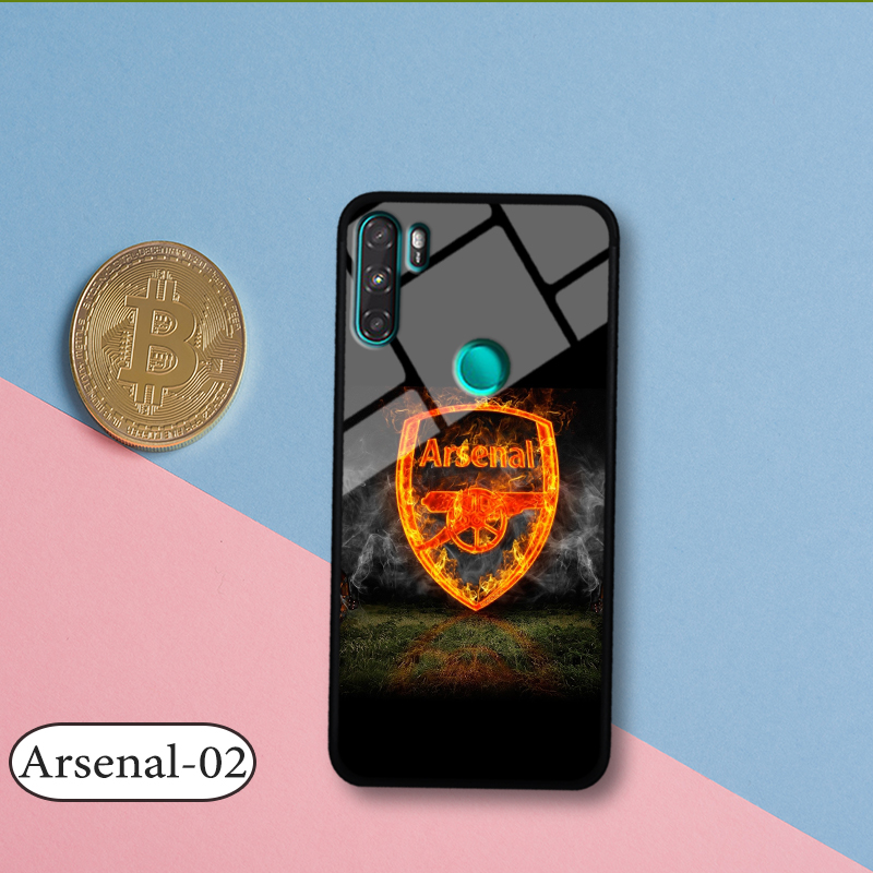 Ốp lưng kính VSMART ACTIVE 3 in 3D hình logo CLB bóng đá
