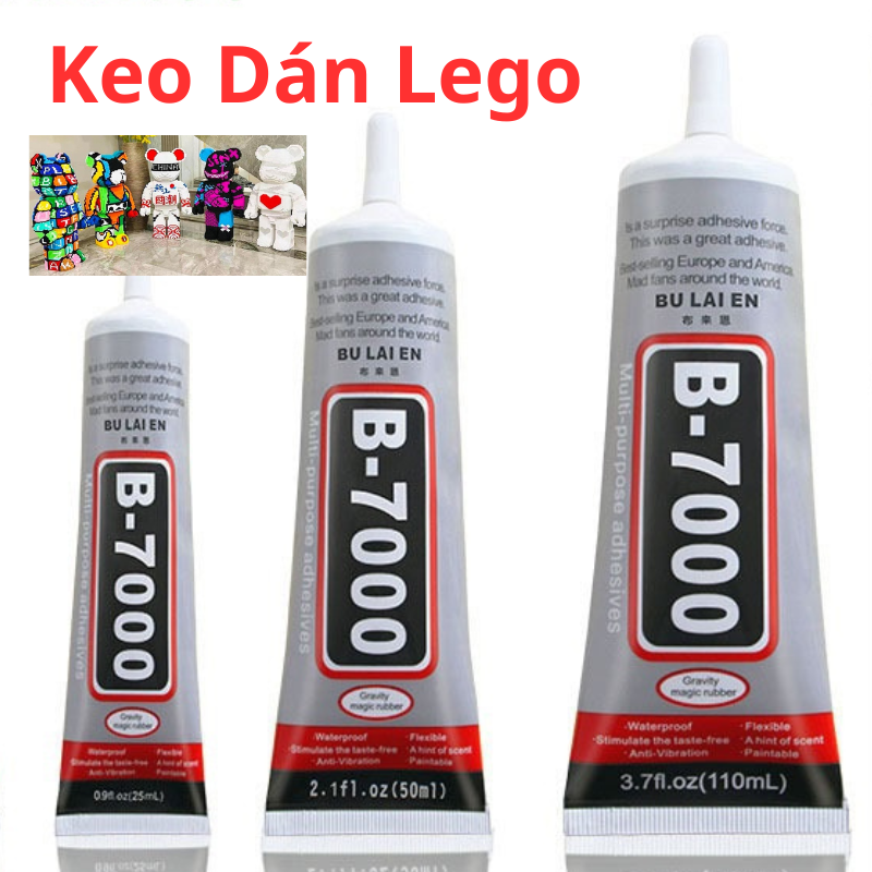 Keo dán lego, Keo B7000 hỗ trợ dán lego