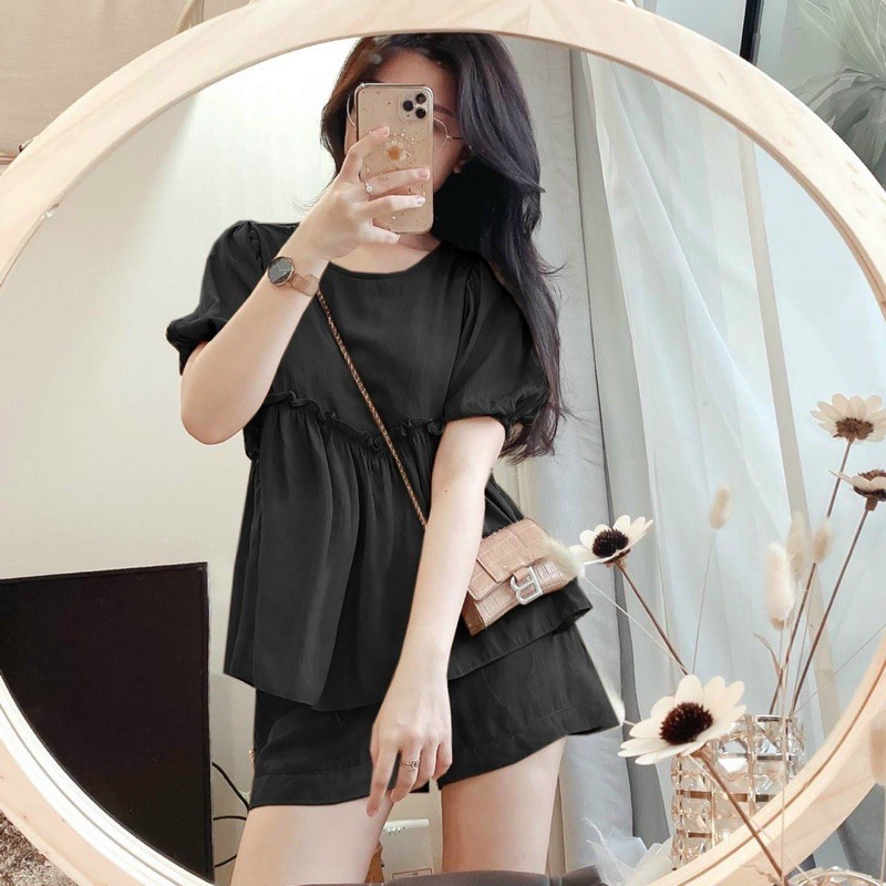 [HCM]Sét Peplum Bèo Ngực Bigsize 60=>90KG