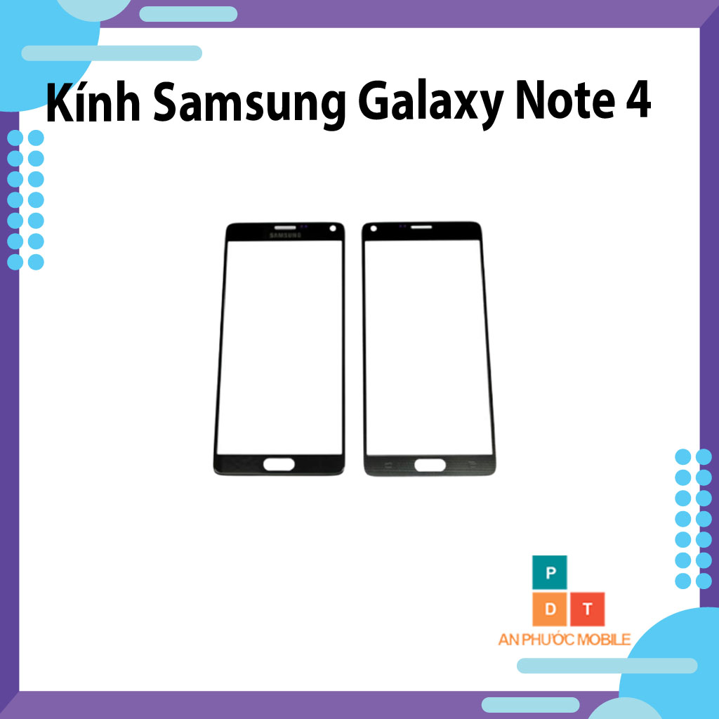 Kính Samsung Galaxy Note 4 Màu đen