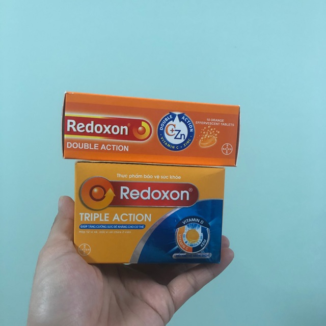 Viên bổ sung vitamin tăng sức đề kháng redoxon - tube 10 viên