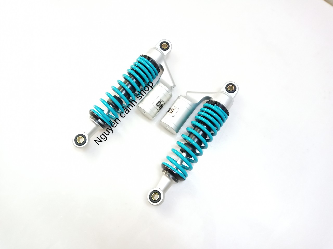 Phuộc sau wave bình dầu trắng ohlins